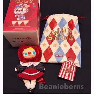 Pop Mart Open Box Why So Serious Series Vinyl Plush Bag Charm Molly